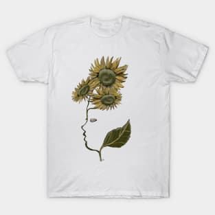 lady sunflower T-Shirt